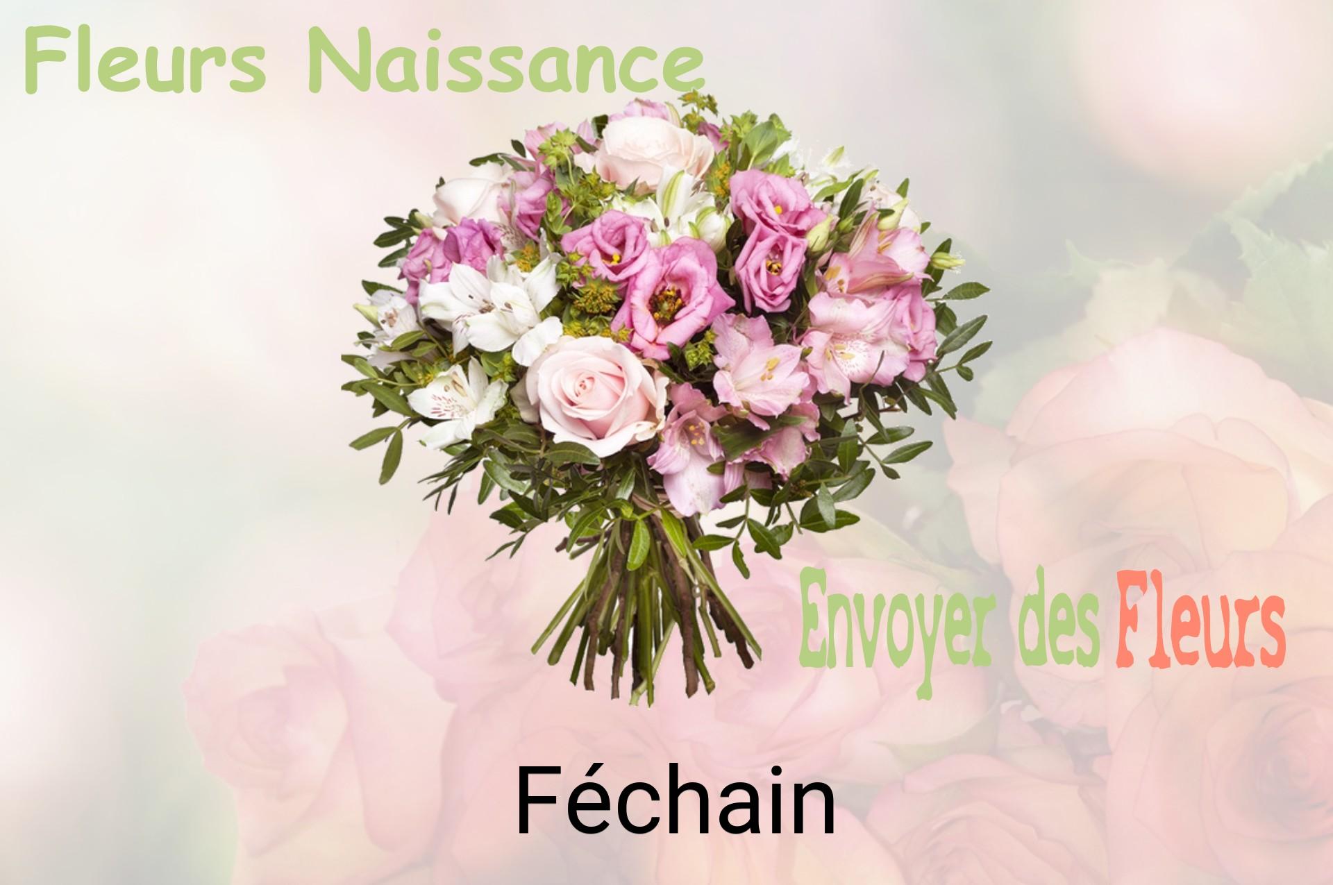 Bouquet de fleurs de naissance livré à Féchain